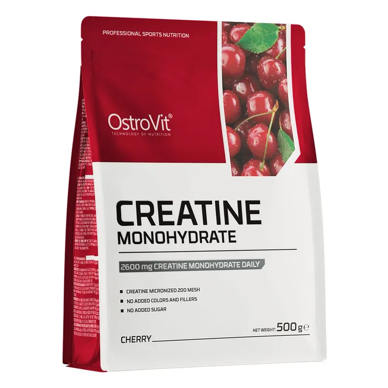 OstroVit – Kreatinmonohydrat, 500 g, Körsbär