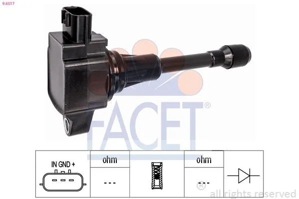 Tändspole FACET 9.6517