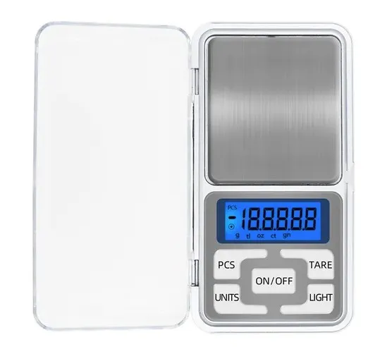 MicroDose Mini Digitalvåg / Precisionsvåg 0.01g – 500g