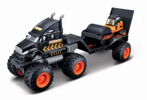 Truck med Stenarbetsmaskin - Orange