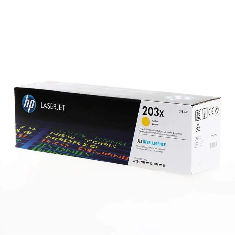 HP Toner CF542X 203X Yellow