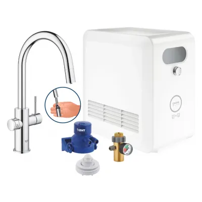 GROHE Blue professional – C-pip – Utdragbar – Krom