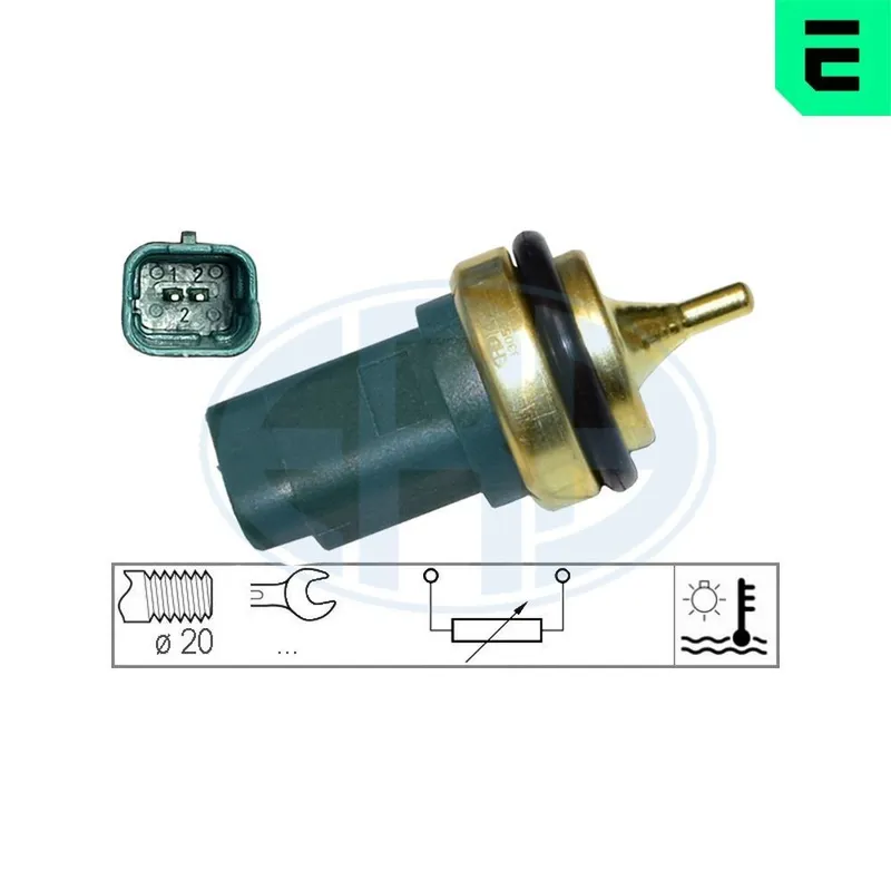 Sensor, kylmedietemperatur ERA 330552