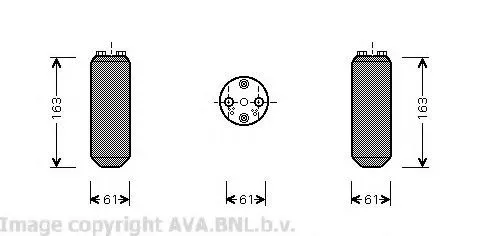 AC-torkfilter PRASCO VOD104
