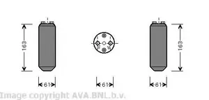 AC-torkfilter PRASCO VOD104