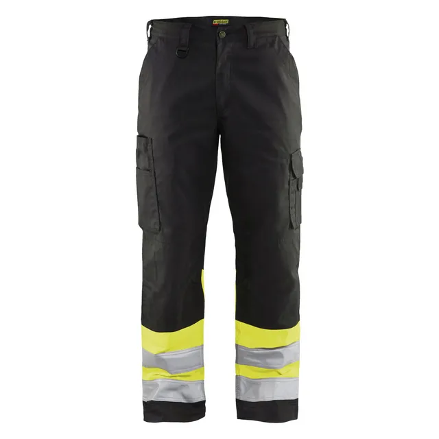 VARSELBYXA 1564 1811 UTAN SPIKFICKOR SVART/VARSELGUL C62 | Beijerbygg Byggmaterial