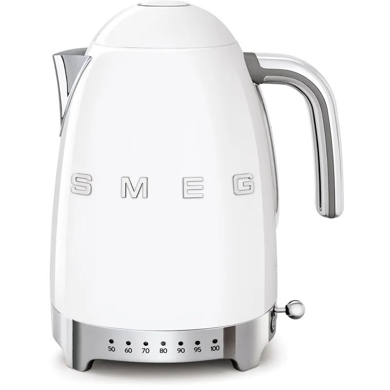 Smeg Smeg 50’s Style vattenkokare med variabel temperatur 1,7 L Vit