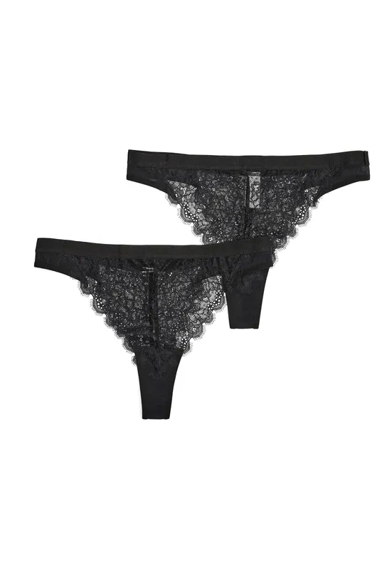 2-pack Henriette Lace Thong (#0024)