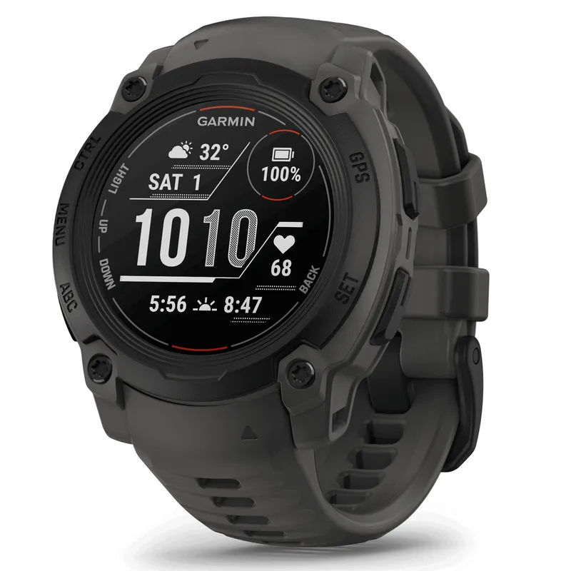 Garmin Instinct E, 40 Mm Black Bezel With Charcoal Band