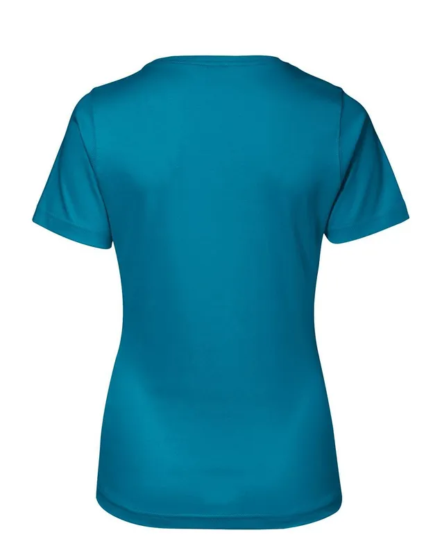 ID Interlock T-shirt för Kvinnor Turkos (#1767)