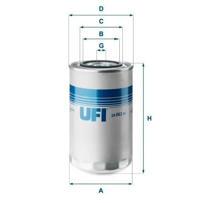 Bränslefilter UFI 24.063.00
