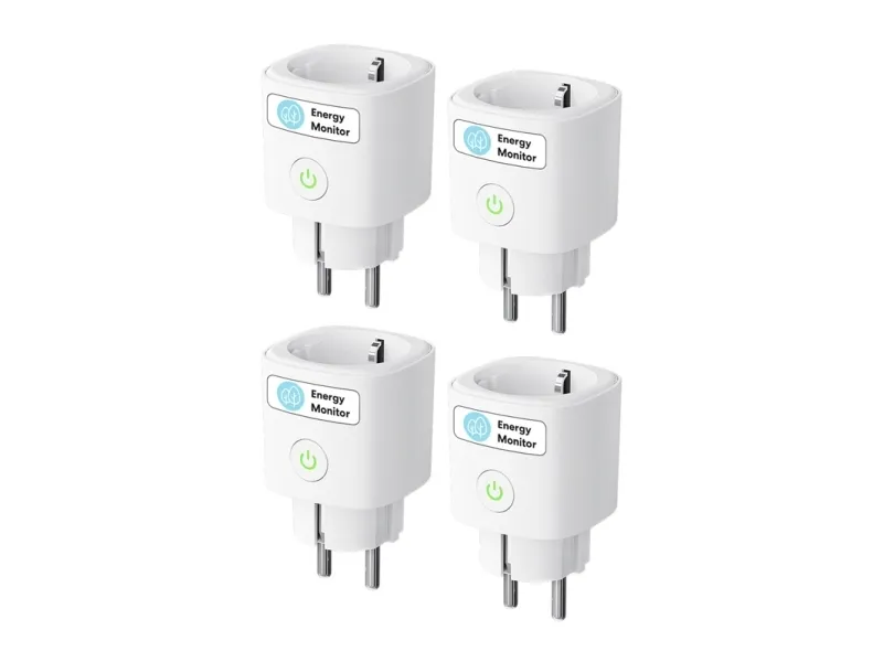 Meross MEROSS MSS315CFH-EU Smart plug med energimätning (Matter) (set med 4)