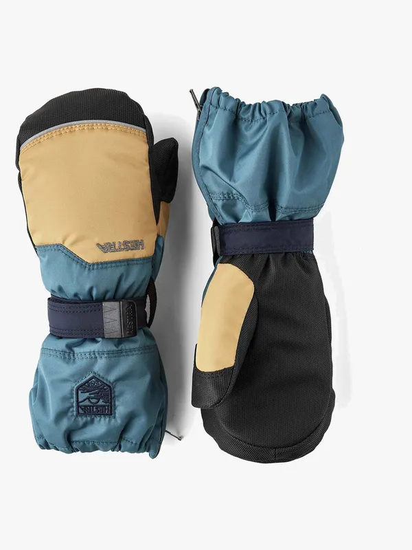 Hestra Baby´s Baby Zip - Mitt Sand/petrol (#0395)