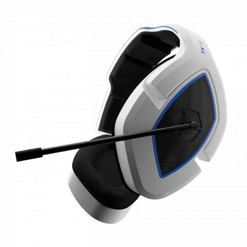 Gioteck TX-50 RF Stereo Gaming Headset (White/Blue) (Uni)