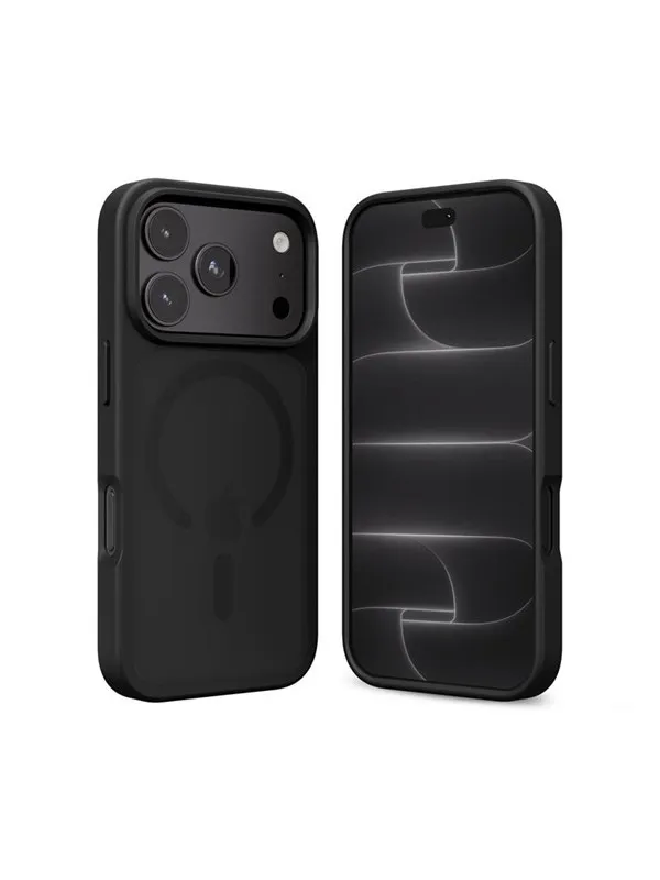 CRONG Hybrid MATTE Magnetic case with MagSafe for iPhone 18 Pro / iPhone 17 Pro - Black