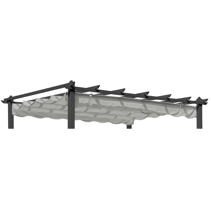Hillerstorp, Skanör-tak 300×400 cm grå polyester