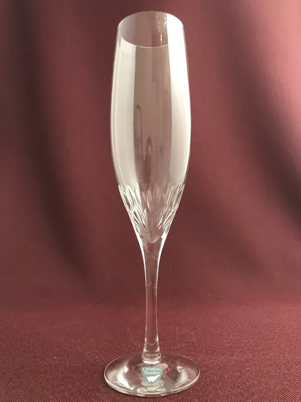 Orrefors – Champagneglas / Strut – Prelude – Design Nils Landberg