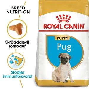 Pug Junior Torrfoder för hundvalp - 1,5 kg