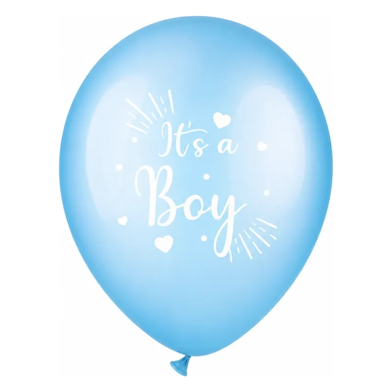 Ballonger Its a boy 30 cm Blå 6-pack