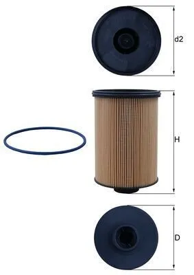 Bränslefilter MAHLE KX 659D