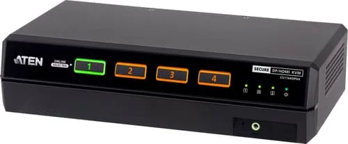Aten 4-port Usb 5k Displayport/hdmi Dual Display Kvm Switch