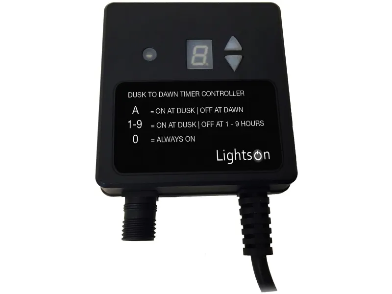 Lightson - Ljussensor - Lightson trädgårdssystem - Svart