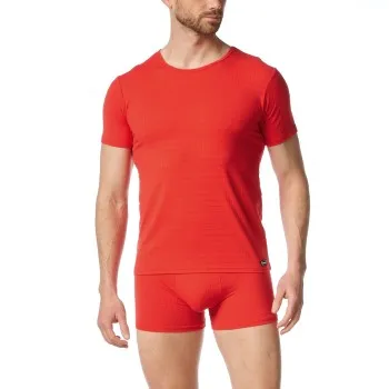 Bruno Banani Check Line 2 0 Shirt Röd polyamid Large Herr