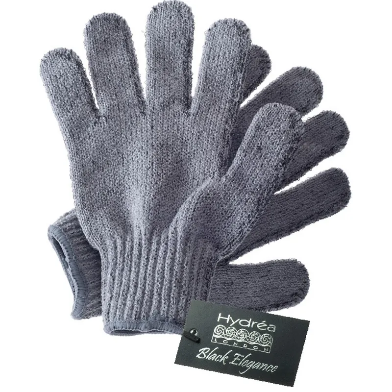 Hydréa London Carbonised Exfoliating Gloves, One size