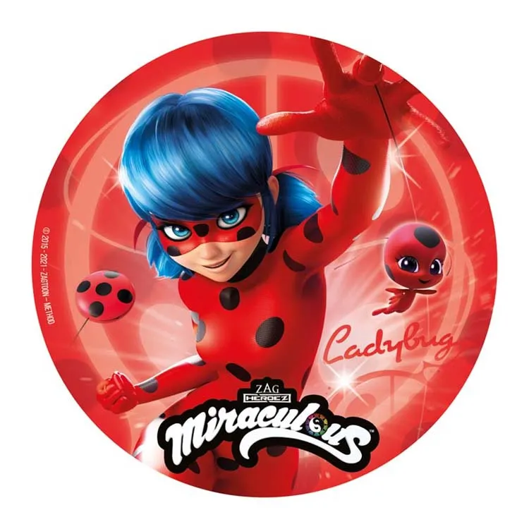 Miraculous Ladybug Tårtbild 15,5 cm
