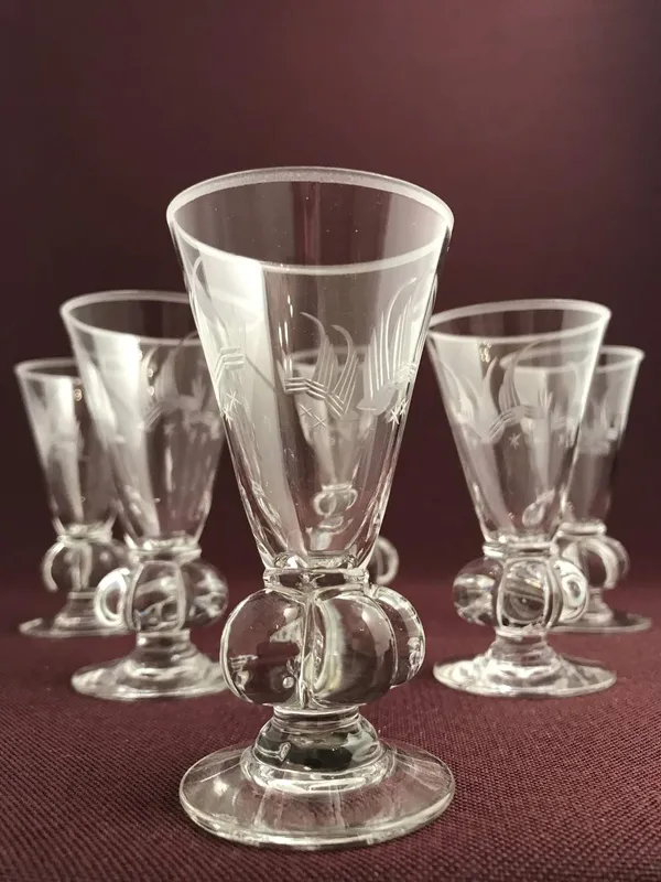 Johansfors – Uarda – 6 st Snaps glas Design Gunnar Gruno Håkansson