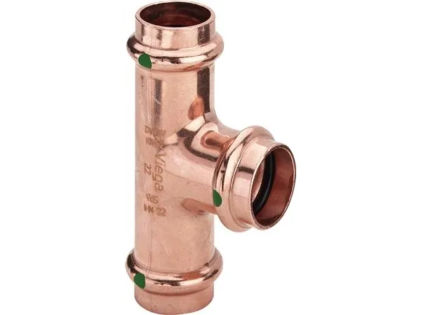 Viega Profipress T-piece 28 x 22 x 28 mm copper