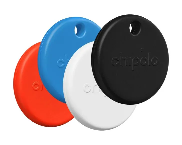 Chipolo POP - Black/White/Red/Blue (4-Pack)