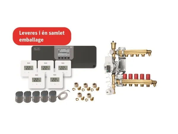 Roth Touchline SL complete wireless heating package, 5 rooms
