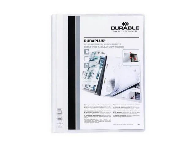 Offertmapp DURAPLUS EU m.ficka A4+ vit