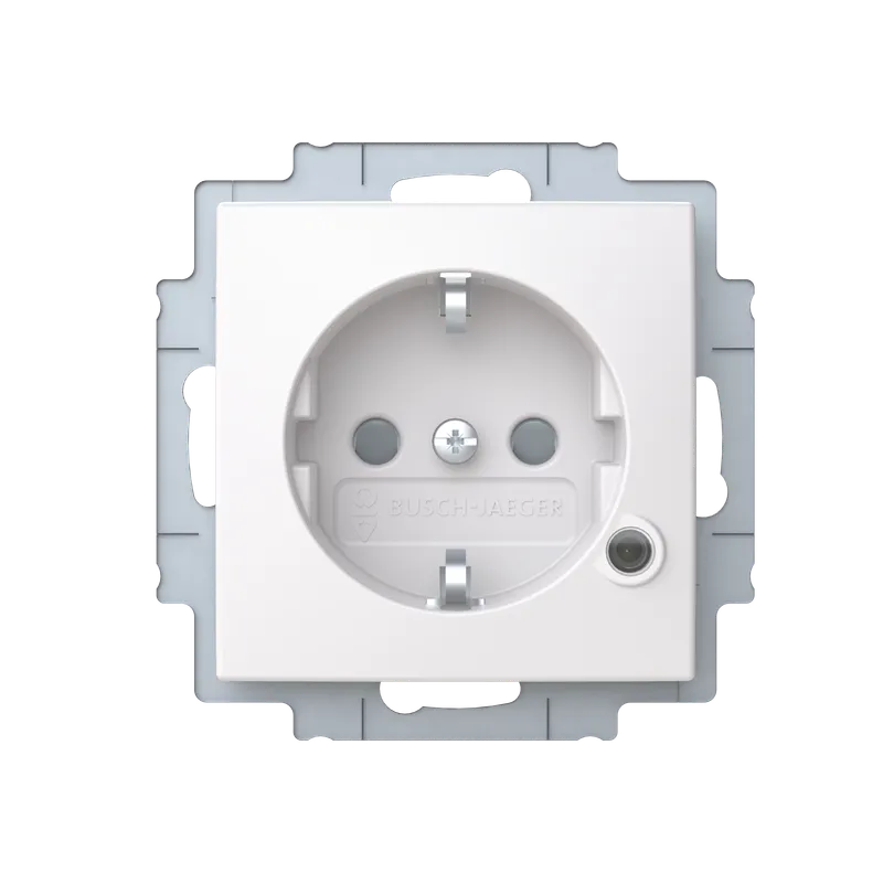 ABB Saga 20 EUCBL-916-510 Vägguttag 1-vägs, med LED-indikator