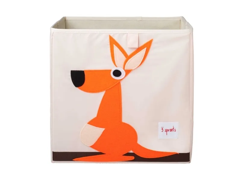 3 Sprouts Förvaringslåda - 33x33x33 - Känguru