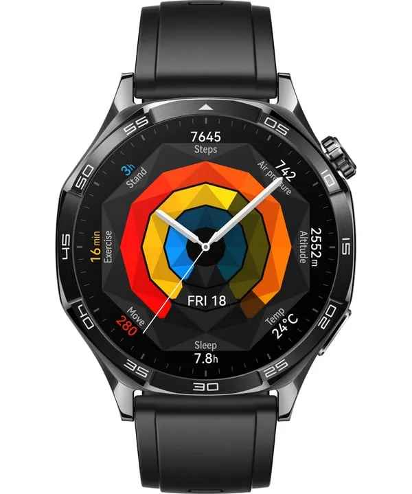 Huawei WATCH GT5 46mm 3,63 cm (1.43″) AMOLED Digital 466 x 466 pixlar Svart GPS