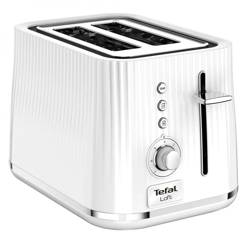 Tefal Loft 2-Slot TT761838 Brödrost 1700 W - Vit