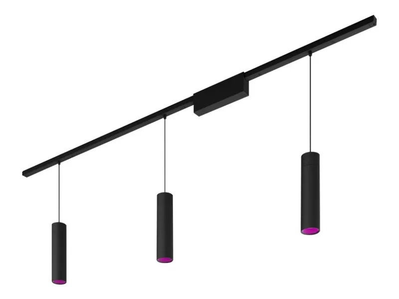 Philips Hue Perifo Ceiling Pendant - 3 Cylinders - Black