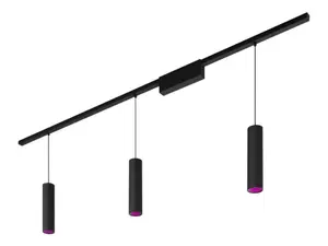 Philips Hue Perifo Ceiling Pendant - 3 Cylinders - Black