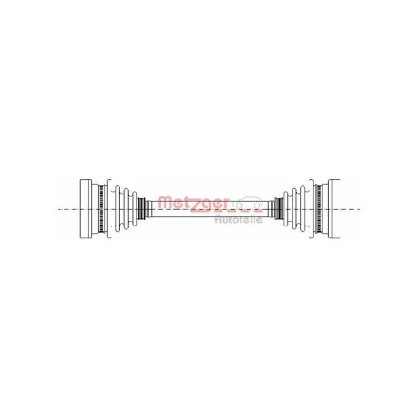 Drivaxel METZGER 7210026