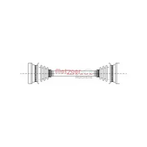 Drivaxel METZGER 7210026