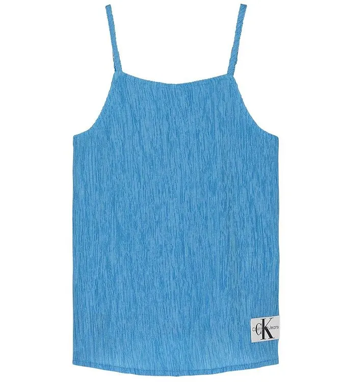 Calvin Klein Linne - Crinkle Strap - Blue Crush