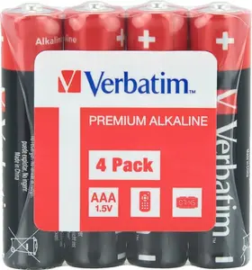 Verbatim battery - 4 x AAA / LR03 - Alkaline
