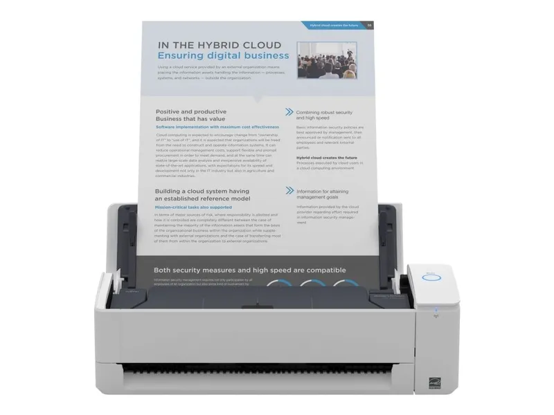 Ricoh ScanSnap iX1300 dokumentskanner 30 ppm A4 duplex Wi-Fi, vit