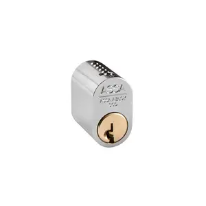 ASSA 1301 Låscylinder lika låsning, GDS, 3-pack Förnicklad