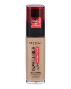L'Oreal Infallible 32h Fresh Wear Foundation Long-Lasting Face Foundation 120 Vanilla 30ml