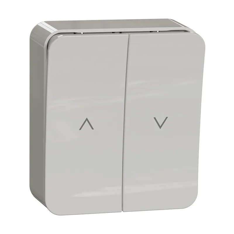 Schneider Electric WDE015554 Jalusibrytare utanpåliggande, vit