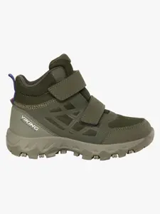 Viking Track Mid WP Sneakers, Olive, 24