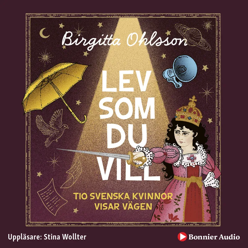 Lev som du vill : tio svenska kvinnor visar vägen, Ljudbok